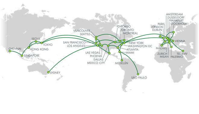 CDN Web Acceleration - Réseau dédié de Limelight Networks en fibre optique