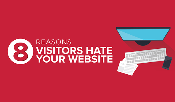 8 raisons de détester votre site web
