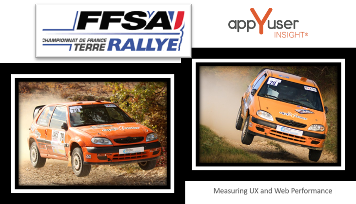 appYuser dans la course – Championnat de France des rallyes